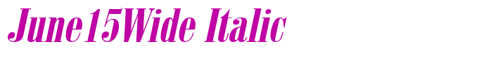 June15Wide Italic
